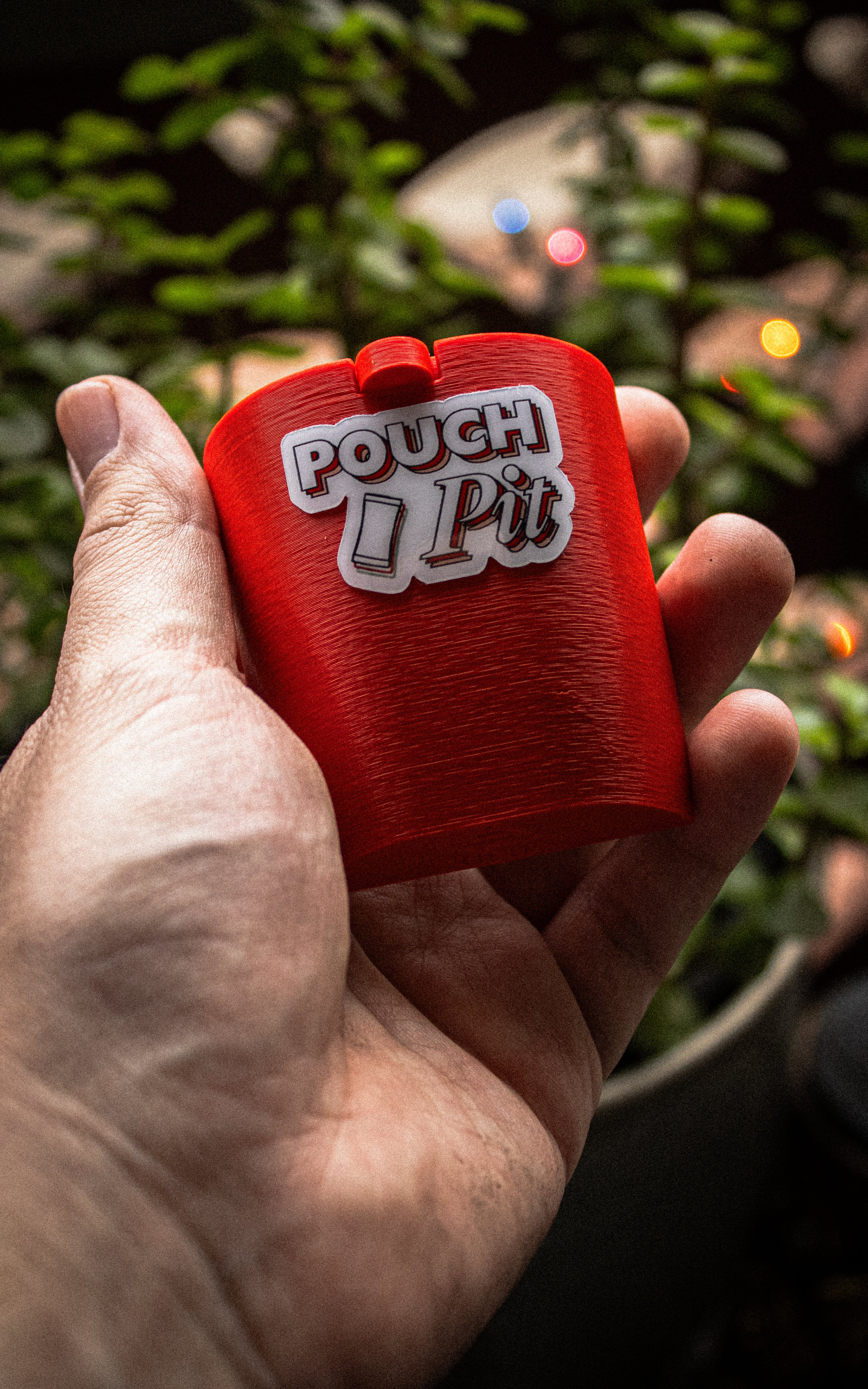 Pouch Pit – Mini Urinal Trash Can for Nicotine Pouches