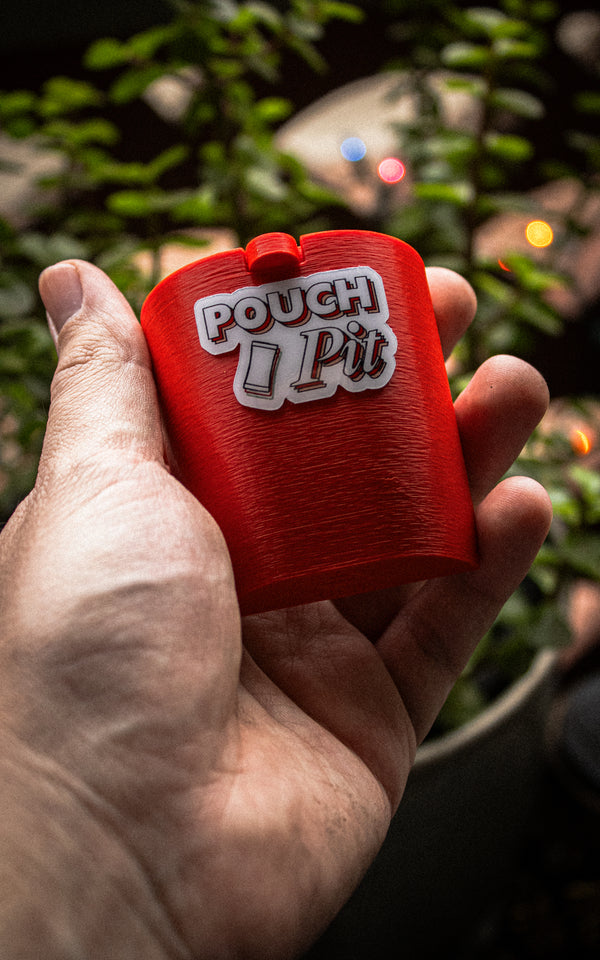 Pouch Pit – Mini Urinal Trash Can for Nicotine Pouches