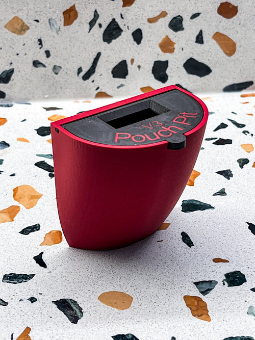 Pouch Pit – Mini Urinal Trash Can for Nicotine Pouches