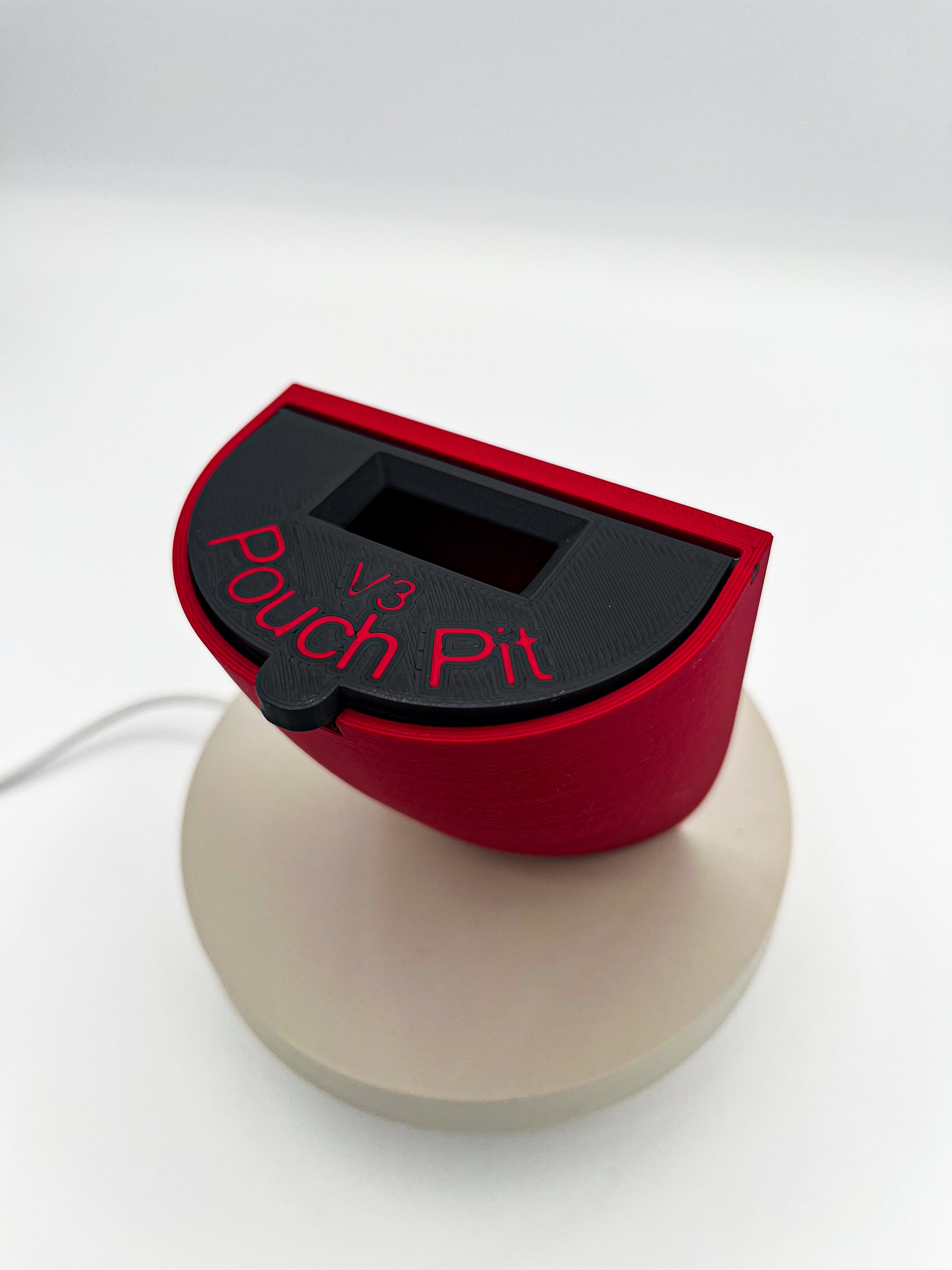 Pouch Pit – Mini Urinal Trash Can for Nicotine Pouches